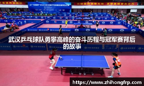 武汉乒乓球队勇攀高峰的奋斗历程与冠军赛背后的故事